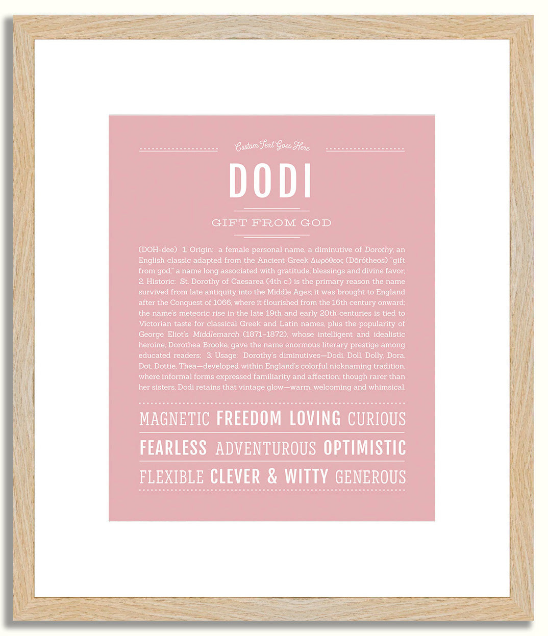 Dodi | Name Art Print