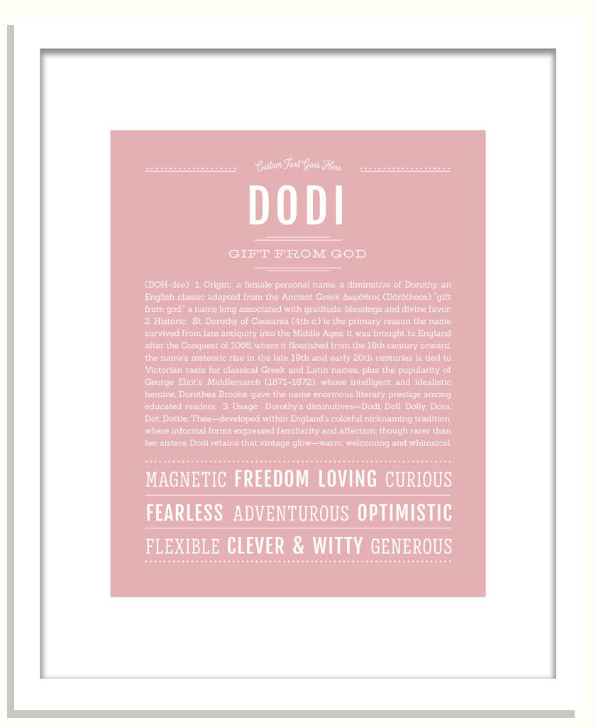 Dodi | Name Art Print