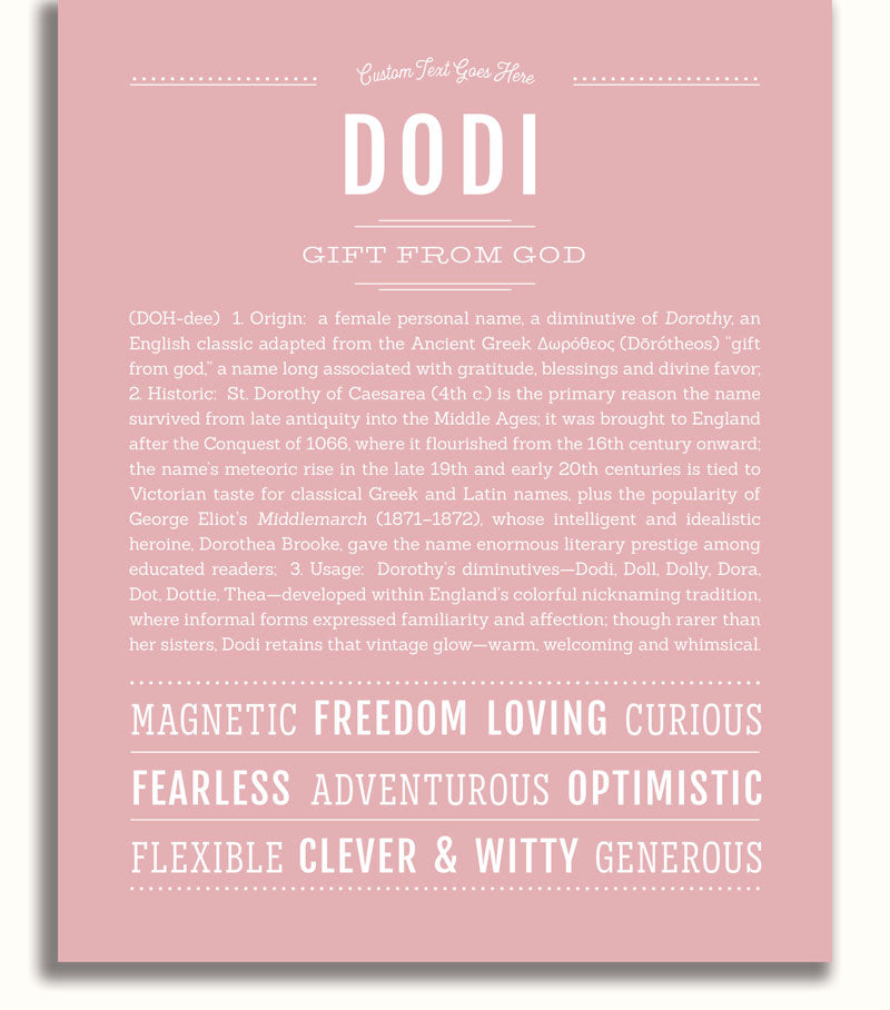 Frame Options | Dusty Rose | White Frame, Matted