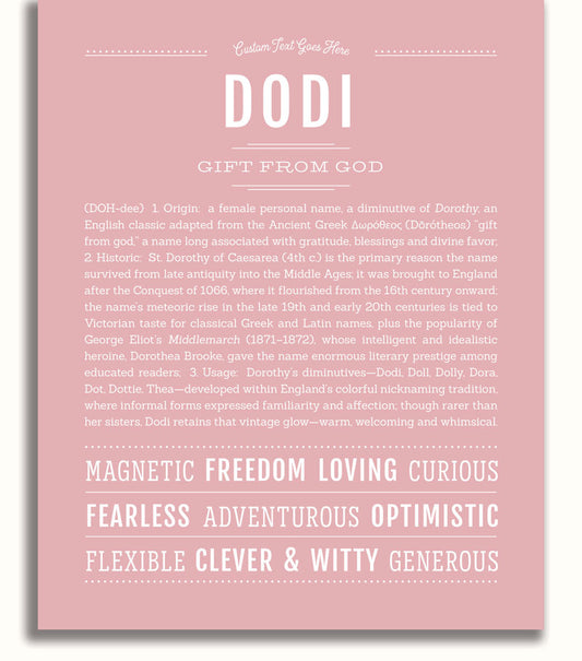 Frame Options | Dusty Rose | White Frame, Matted