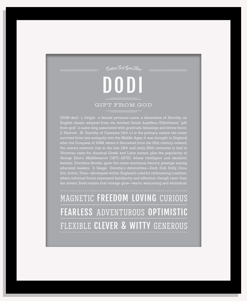 Dodi | Name Art Print