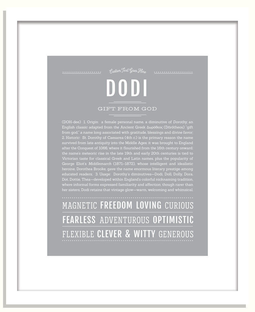 Dodi | Name Art Print