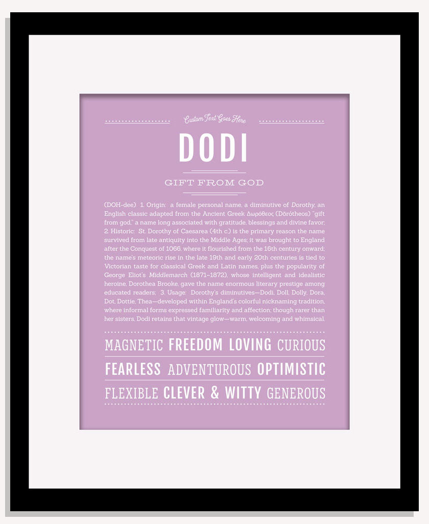Dodi | Name Art Print