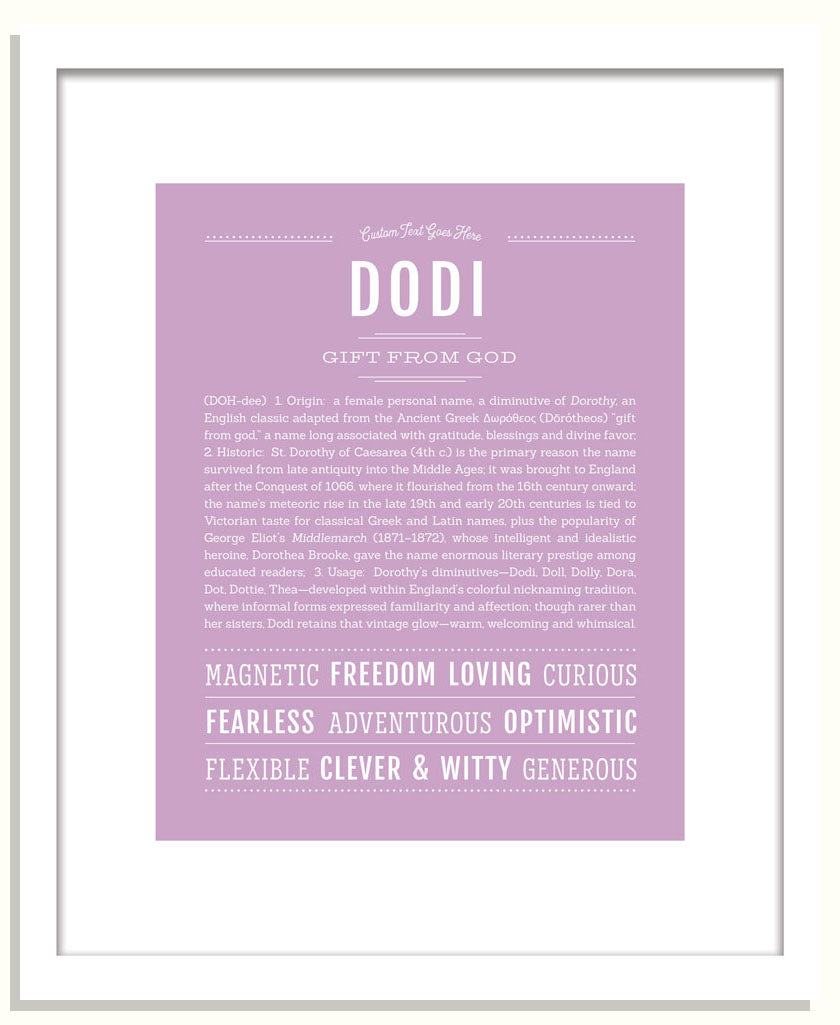 Dodi | Name Art Print