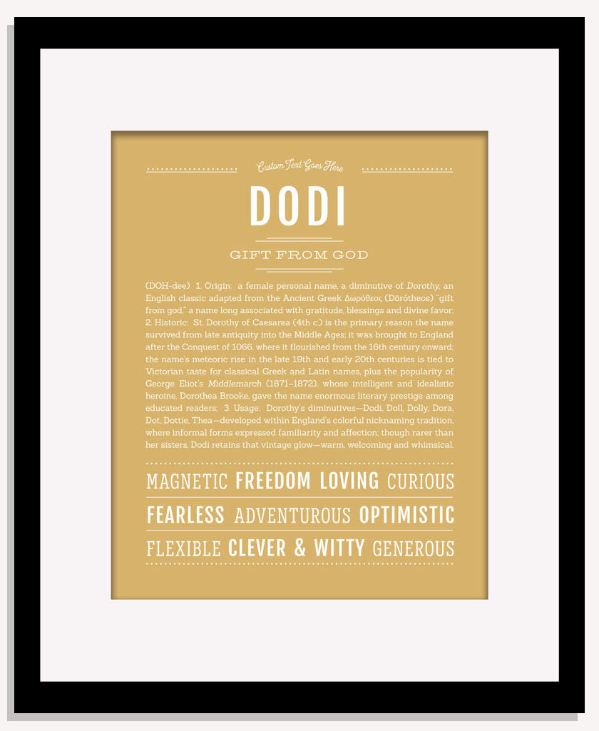 Dodi | Name Art Print