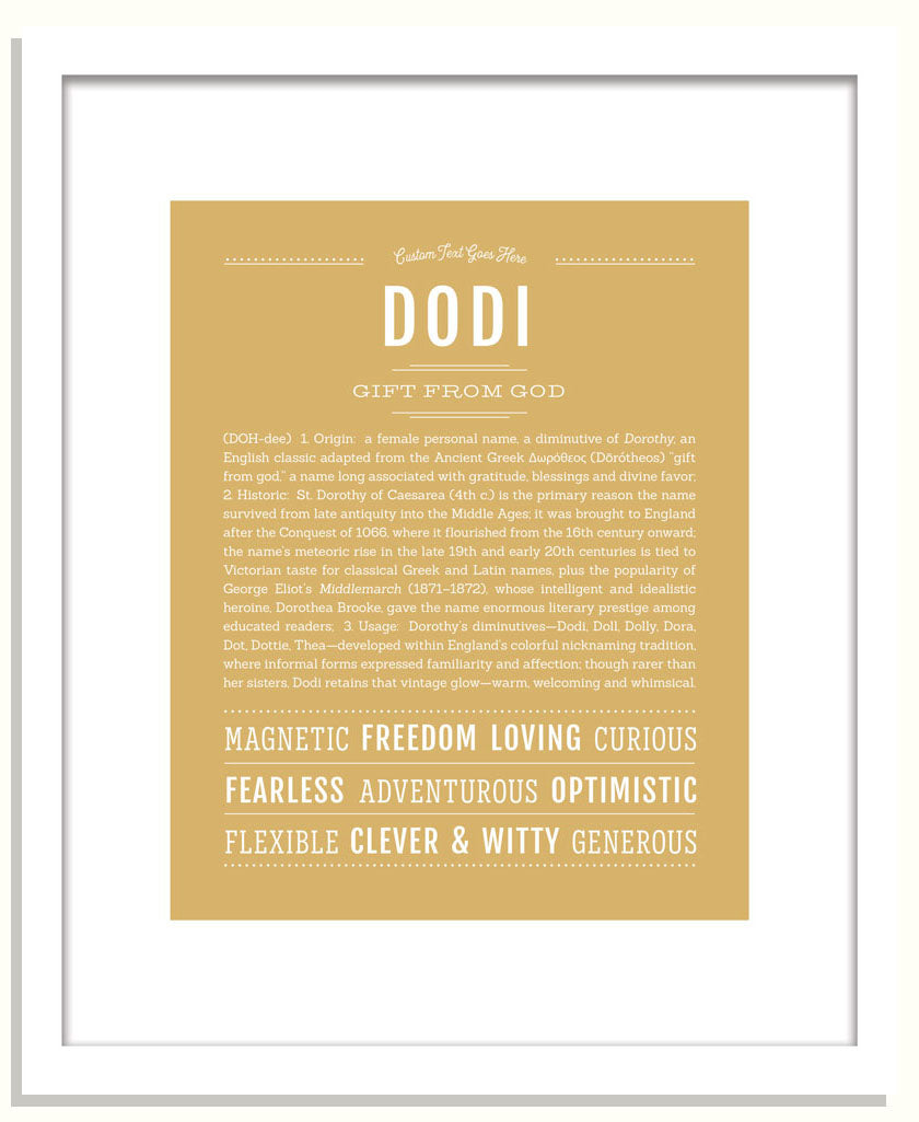 Dodi | Name Art Print