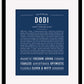 Dodi | Name Art Print