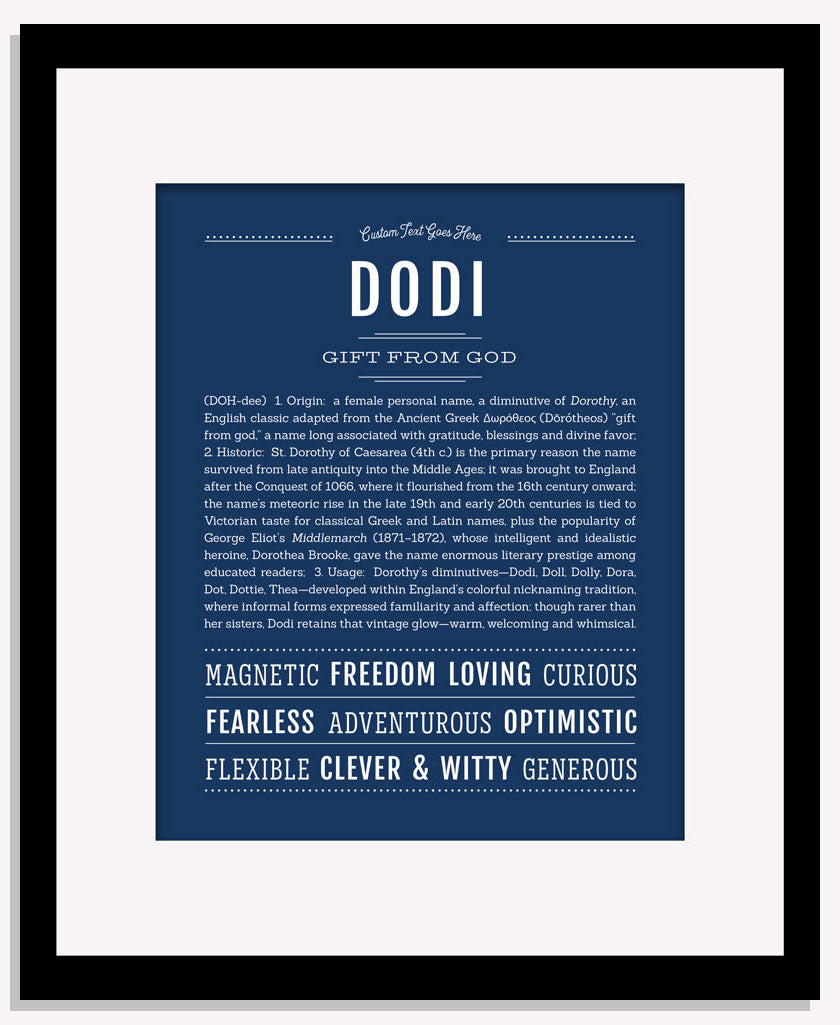 Dodi | Name Art Print