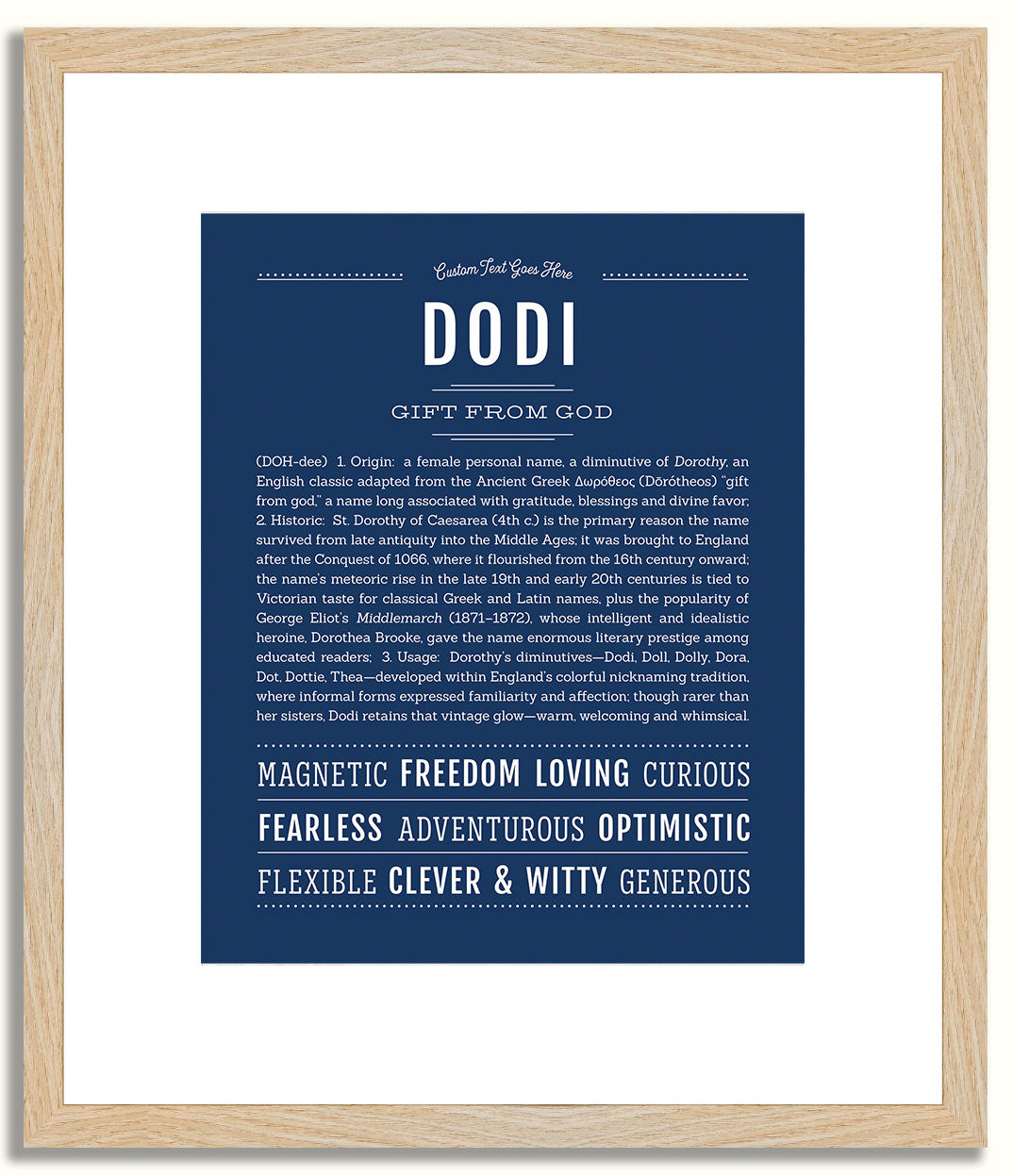 Dodi | Name Art Print