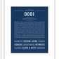 Dodi | Name Art Print