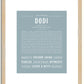 Dodi | Name Art Print
