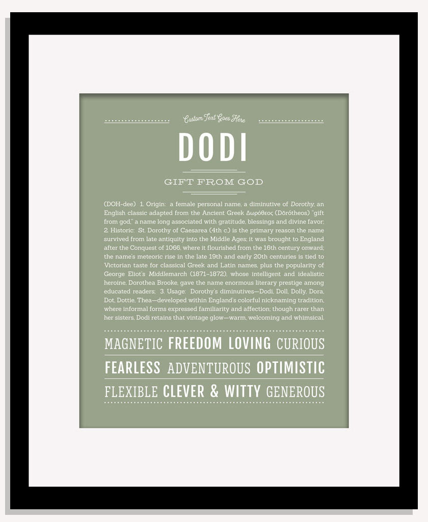 Dodi | Name Art Print