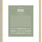 Dodi | Name Art Print