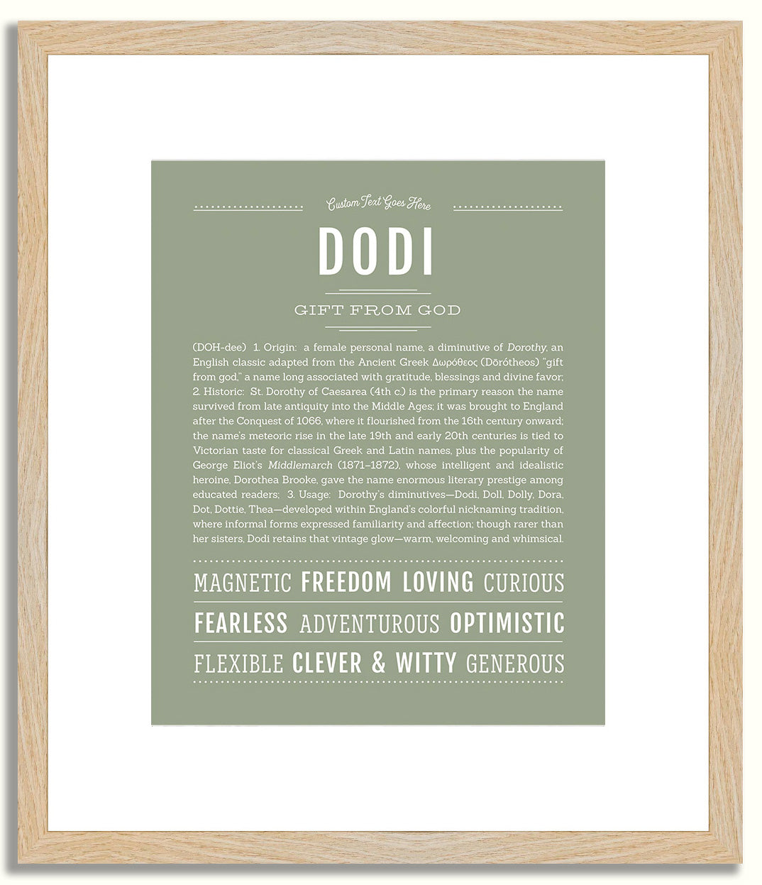 Dodi | Name Art Print