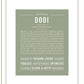 Dodi | Name Art Print