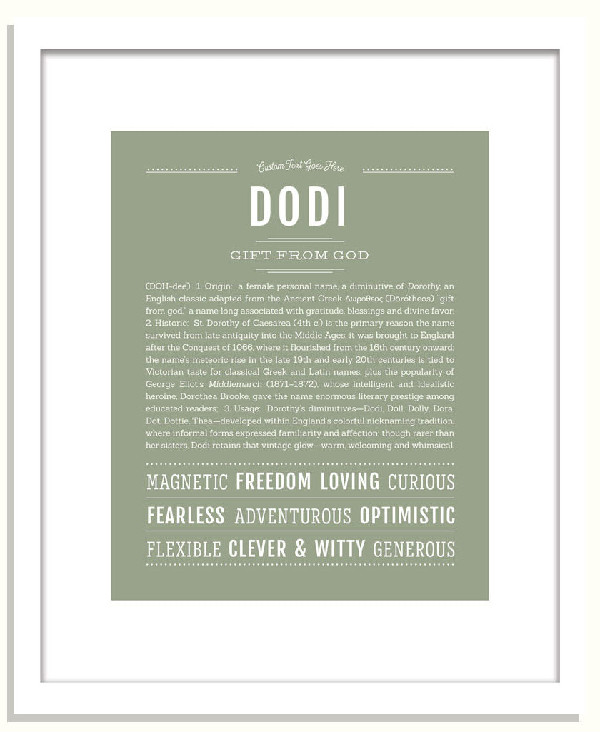 Dodi | Name Art Print
