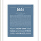 Dodi | Name Art Print