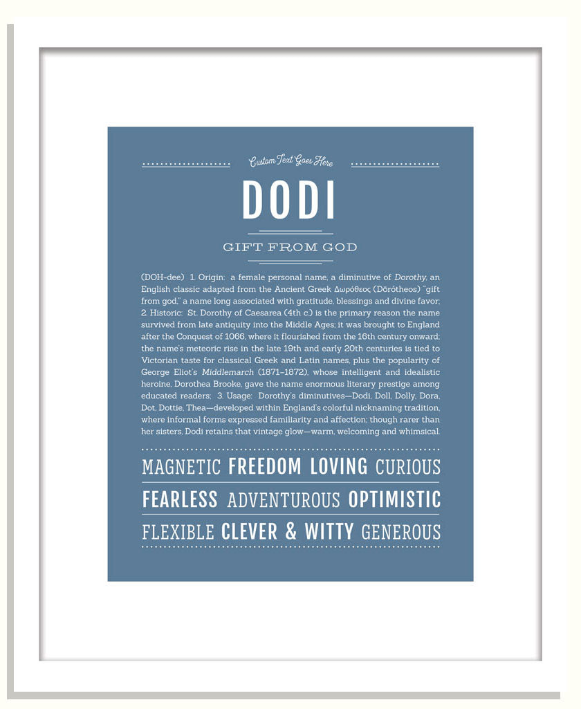 Dodi | Name Art Print