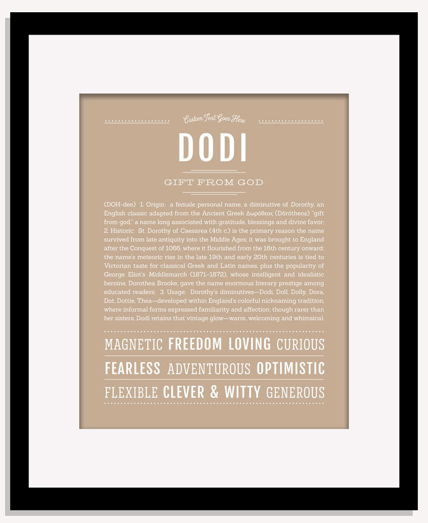 Dodi | Name Art Print