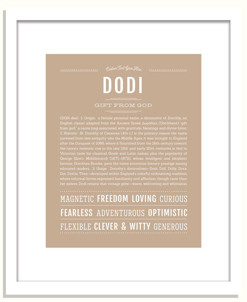 Dodi | Name Art Print