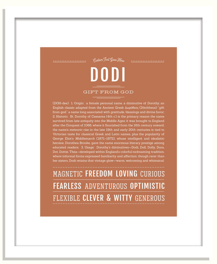 Dodi | Name Art Print