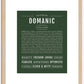 Domanic | Name Art Print