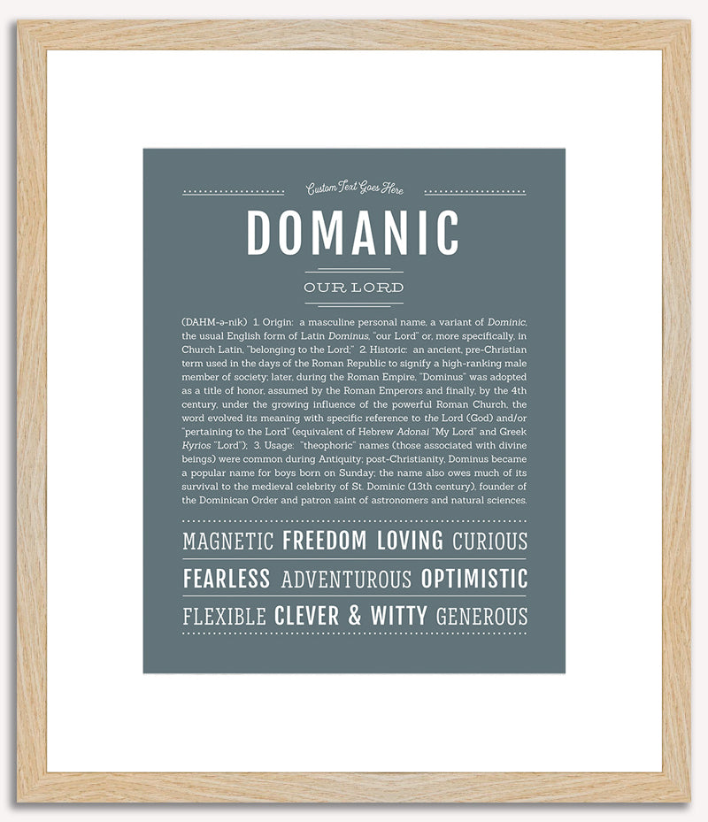 Domanic | Name Art Print