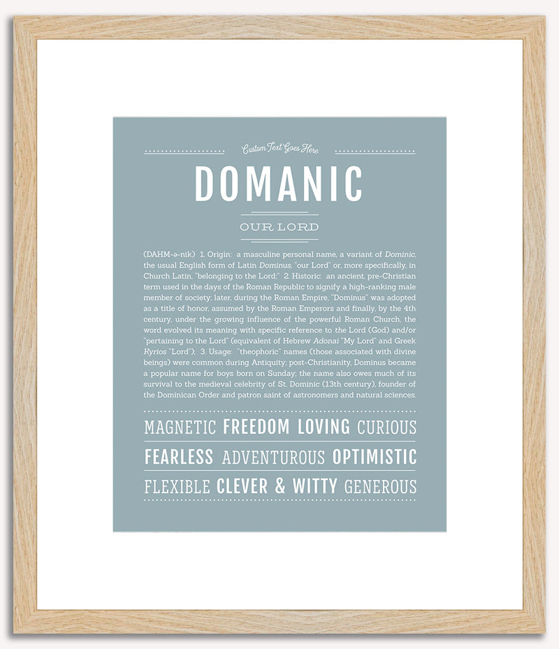 Domanic | Name Art Print