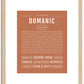 Domanic | Name Art Print