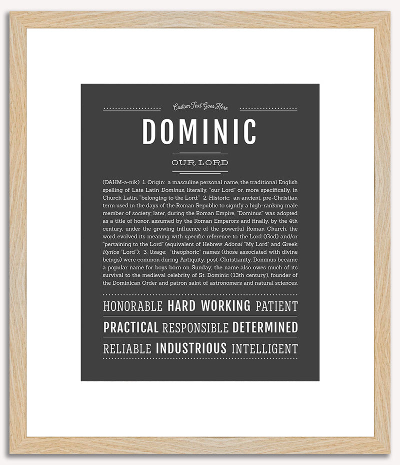 Dominic | Name Art Print