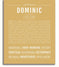 Dominic | Name Art Print – Name Stories