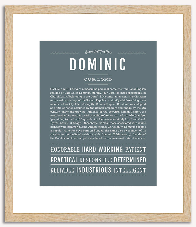 Dominic | Name Art Print