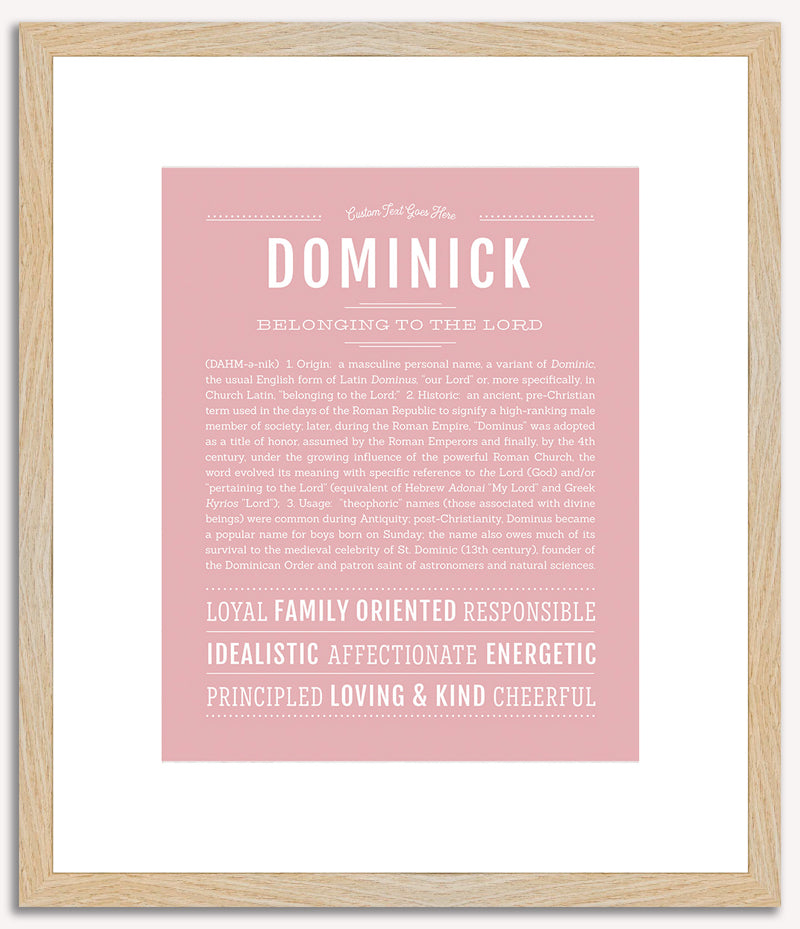 Dominick | Name Art Print