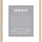 Dominick | Name Art Print