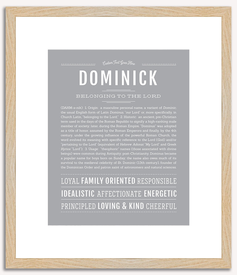 Dominick | Name Art Print