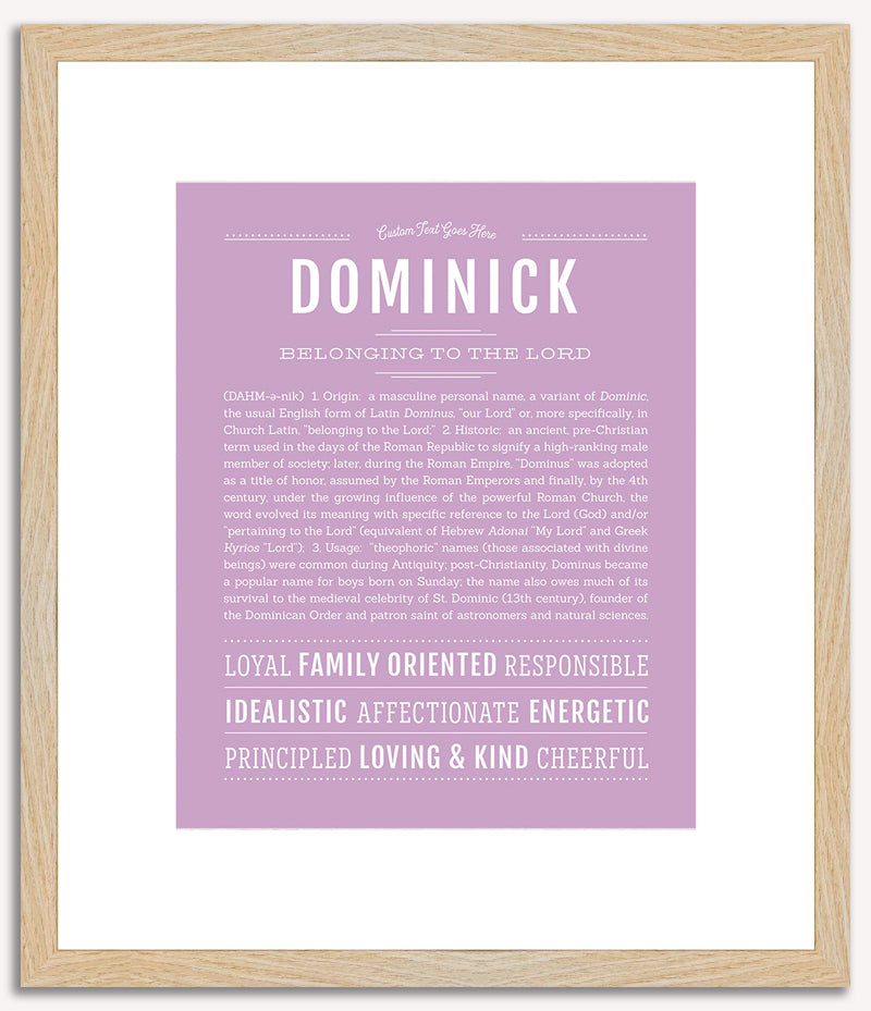 Dominick | Name Art Print