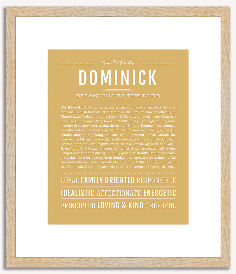 Dominick | Name Art Print