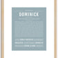 Dominick | Name Art Print