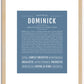 Dominick | Name Art Print