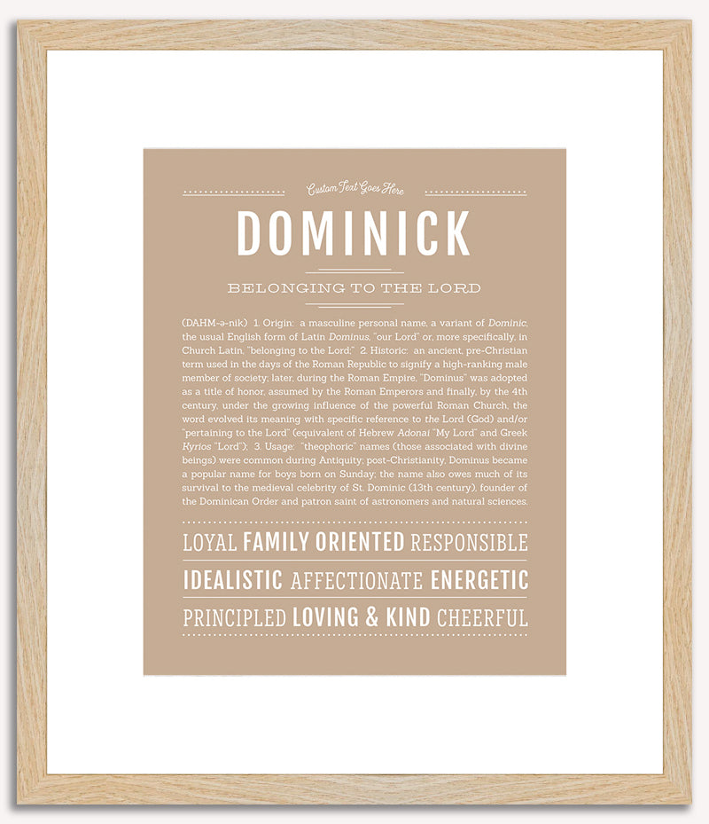 Dominick | Name Art Print