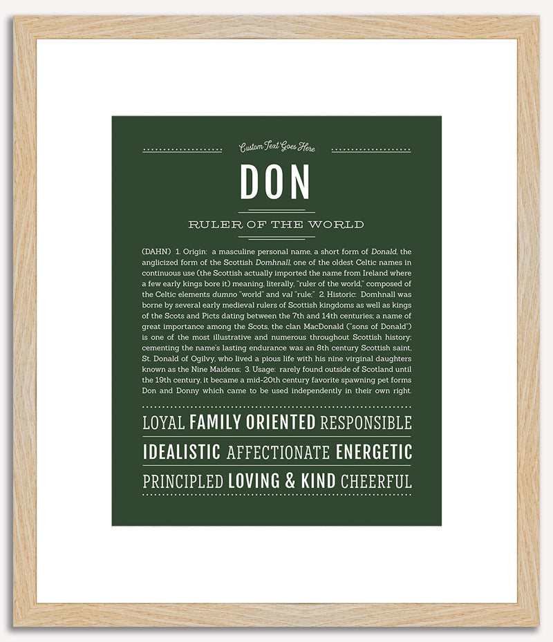 Don | Name Art Print