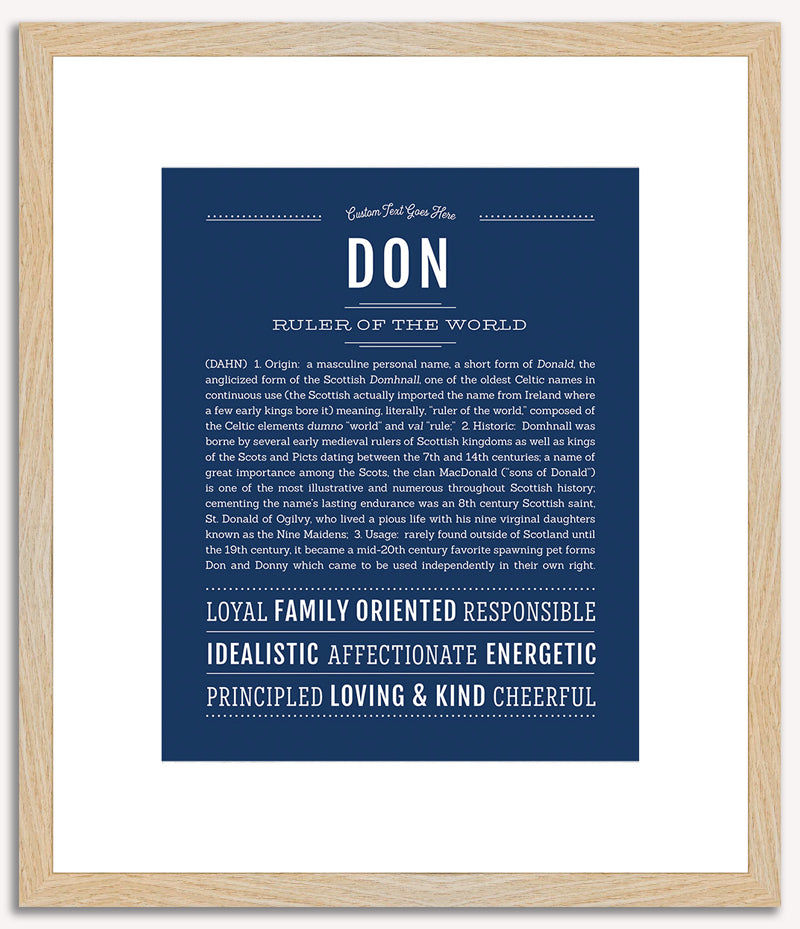 Don | Name Art Print