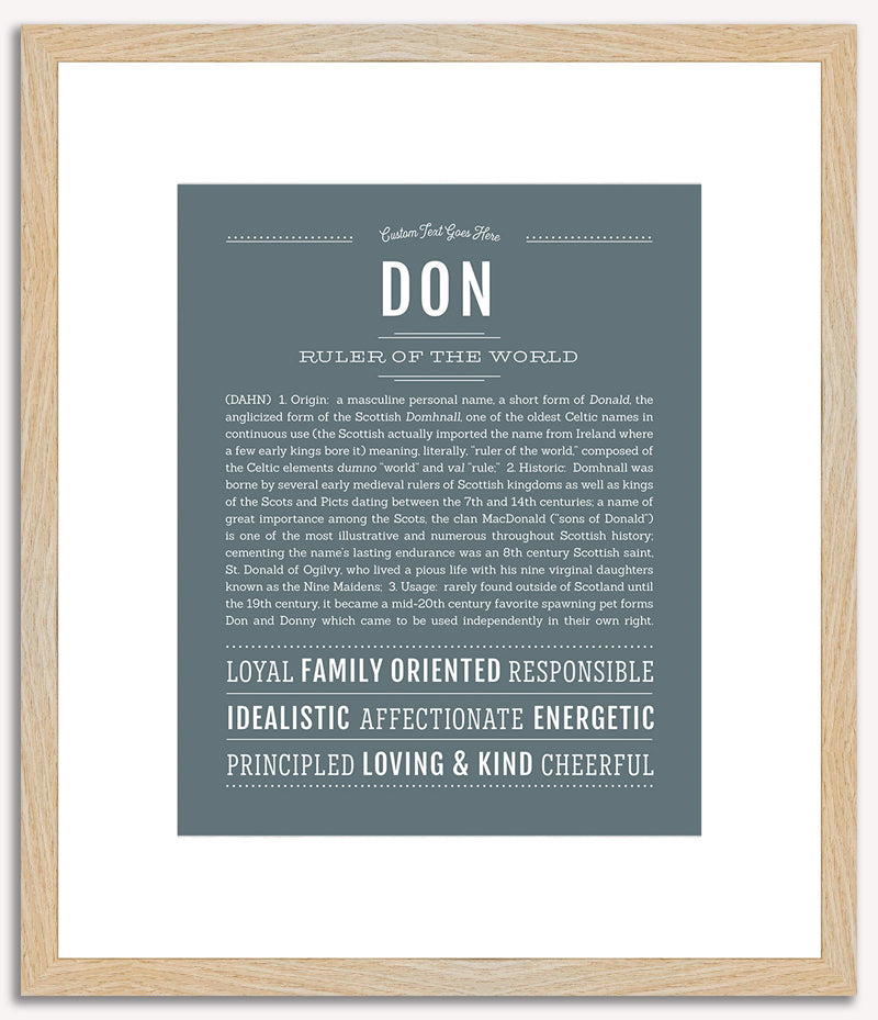 Don | Name Art Print