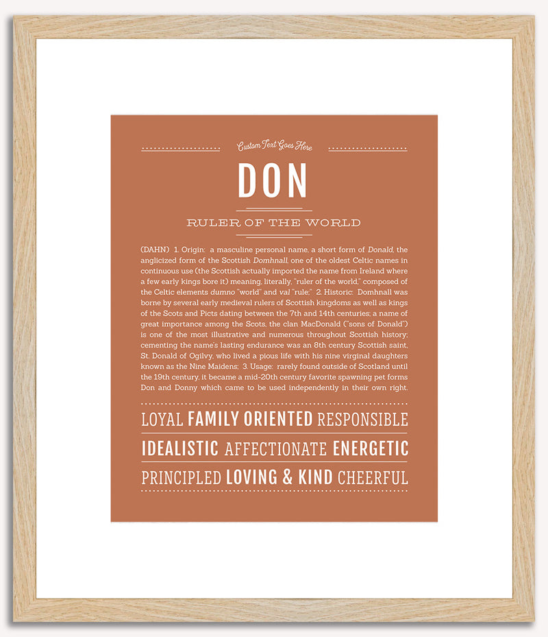 Don | Name Art Print