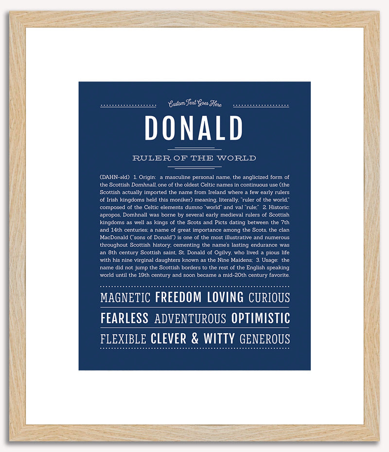 Donald | Name Art Print