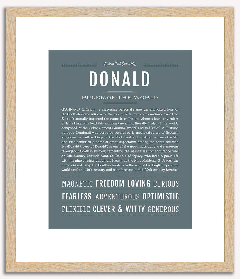 Donald | Name Art Print