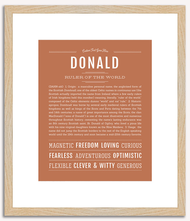 Donald | Name Art Print