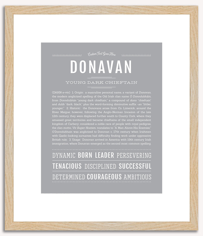 Donavan | Name Art Print