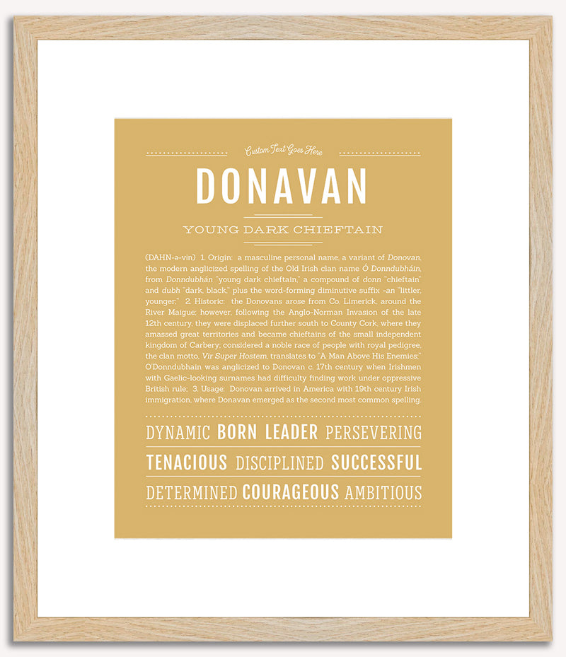 Donavan | Name Art Print