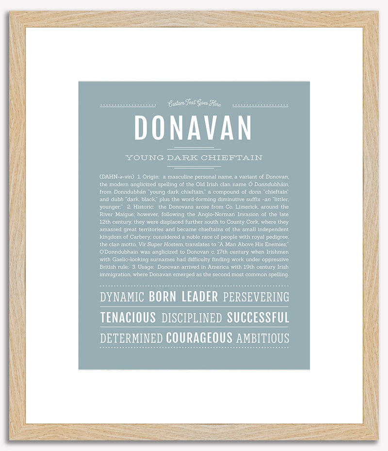 Donavan | Name Art Print